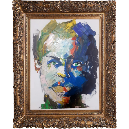 Paint Oil Portrait 80x60 cm