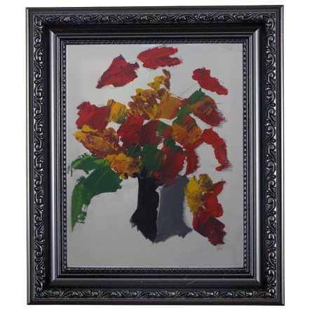 Flowers Painting - 2 80x60 Cm