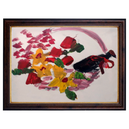 Flowers Painting - 3 80x60 Cm