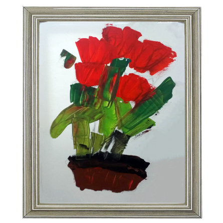 Flowers Painting - 4 80x60 Cm