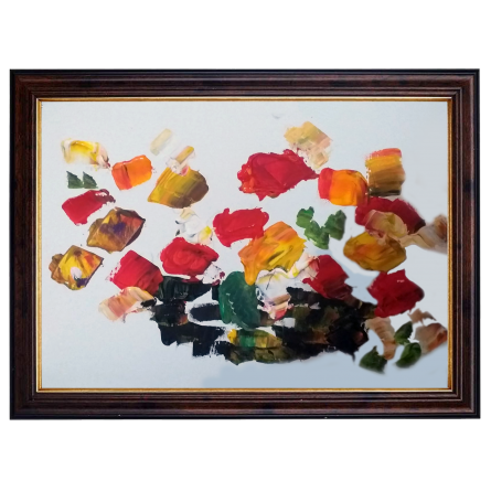 Flowers Painting - 10 80x60 Cm