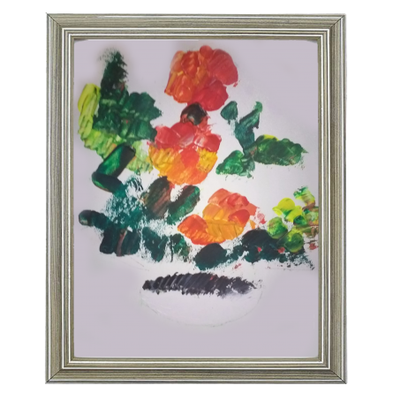 Flowers Painting - 12 80x60 Cm