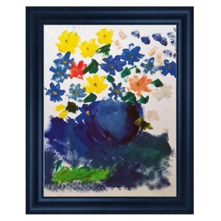 Flowers Painting - 22 80x60 Cm