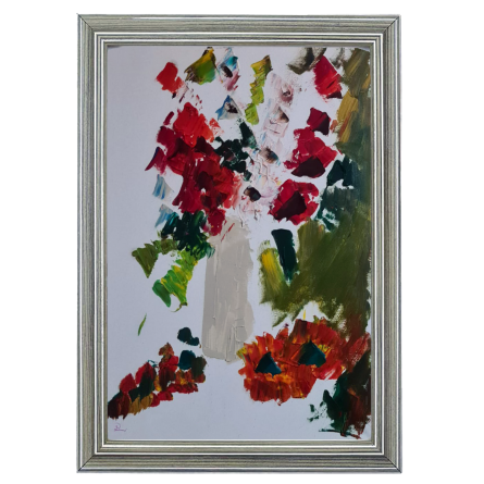 Flowers Painting - 23 80x60 Cm