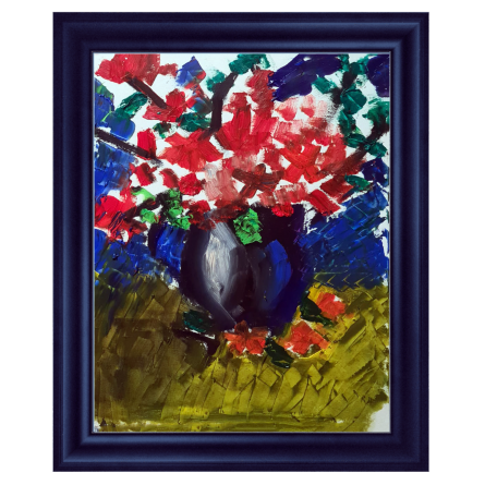 Flowers Painting - 24 80x60 Cm