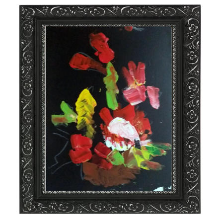 Flowers Painting - 31 80x60 Cm
