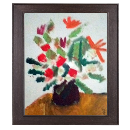 Flowers Painting - 36 80x60 Cm