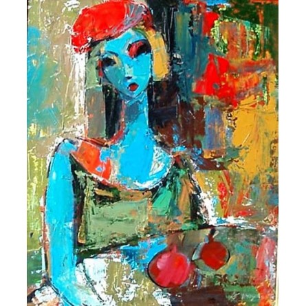 Portrait  14 oil 100 x 120 cm