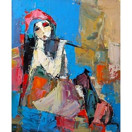 Portrait  35 oil 100 x 120 cm