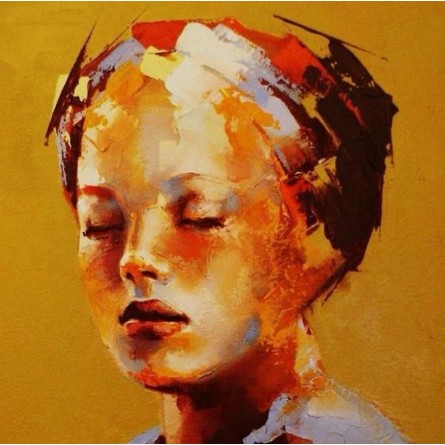 Portrait  47 oil 100 x 120 cm