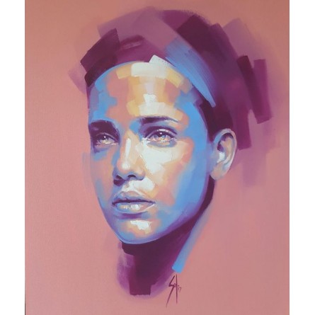 Portrait  73 oil 100 x 120 cm