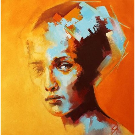 Portrait  74 oil 100 x 120 cm