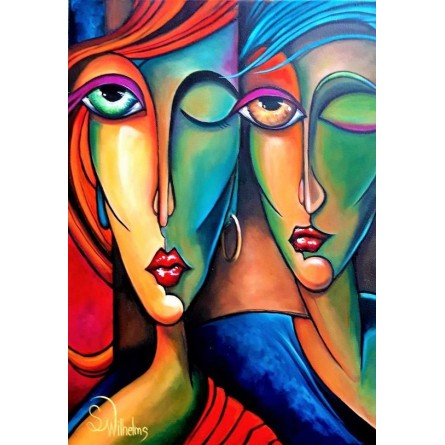 Portrait  162 oil 100 x 120 cm